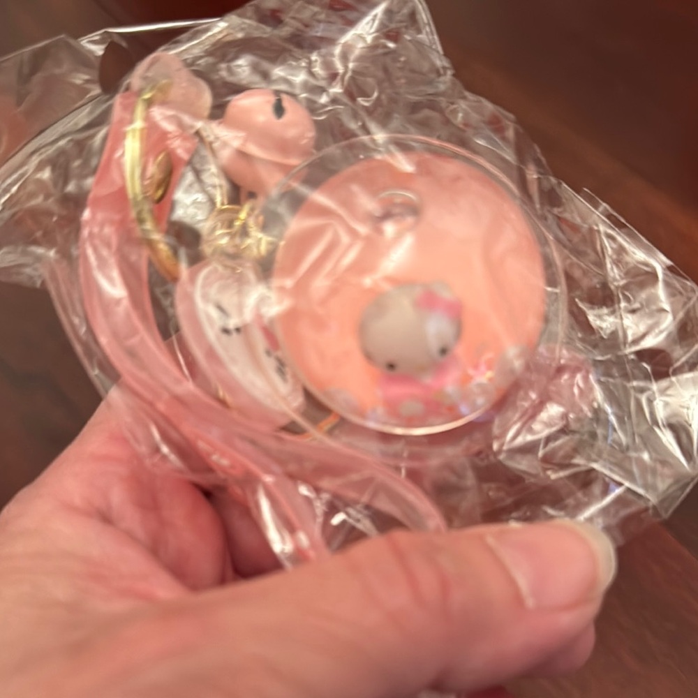 Cute Pink Keychain Set